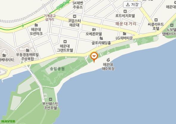 해운대 해수욕장 위치